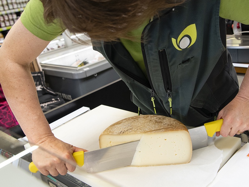 Rayon fromage à la coupe