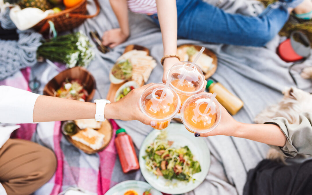 Pique-nique entre amis